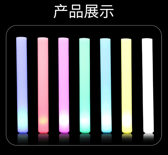 Wedding Supply Bulk - 15/30 Buah Tongkat Cahaya LED Warna-warni