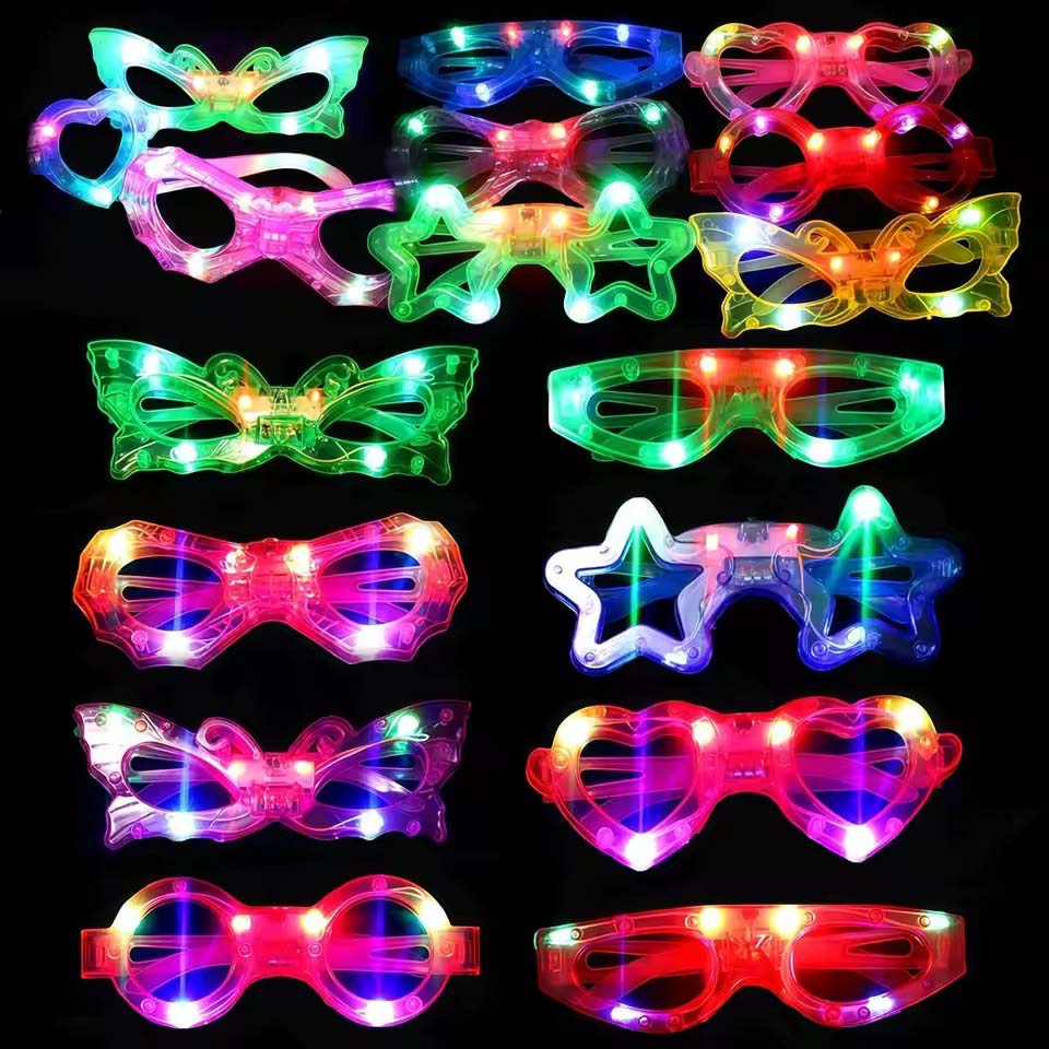 Wedding Supply Bulk - Kacamata Glow In The Dark Grosir,