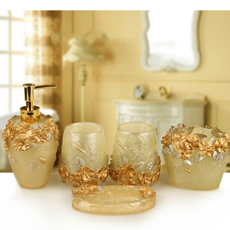 Wedding Bathroom Supply Kit - Kit Kamar Mandi Resin Timbul Gaya