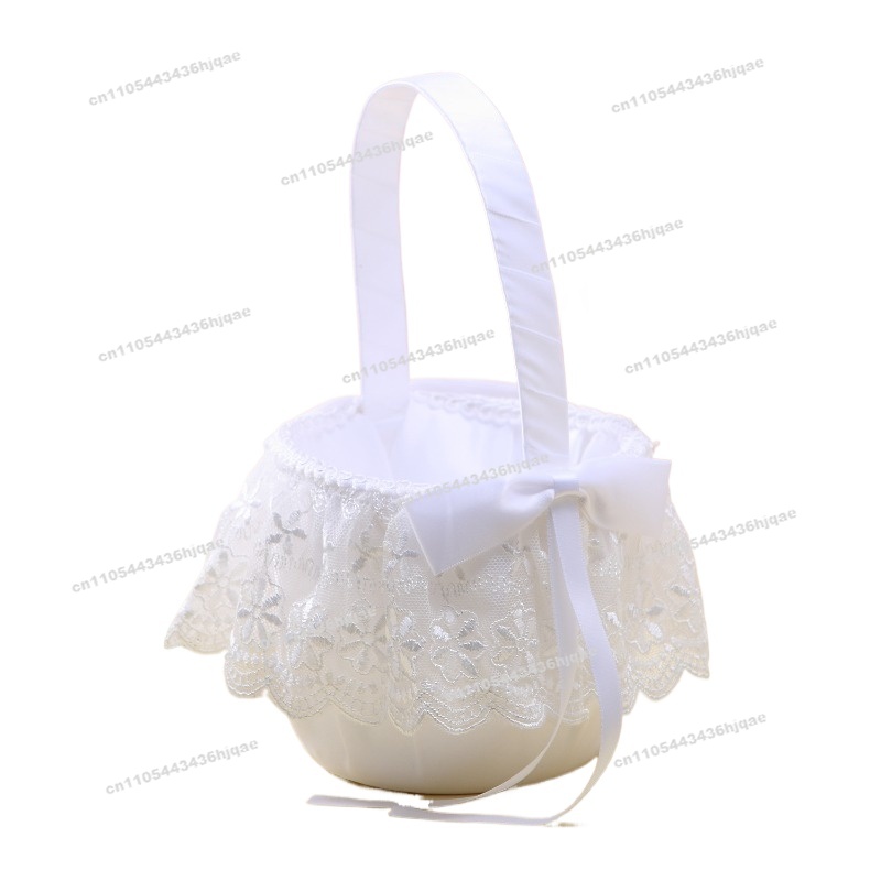 Flower Girl Basket - Keranjang Pengiring Pengantin Wanita Barat, Keranjang