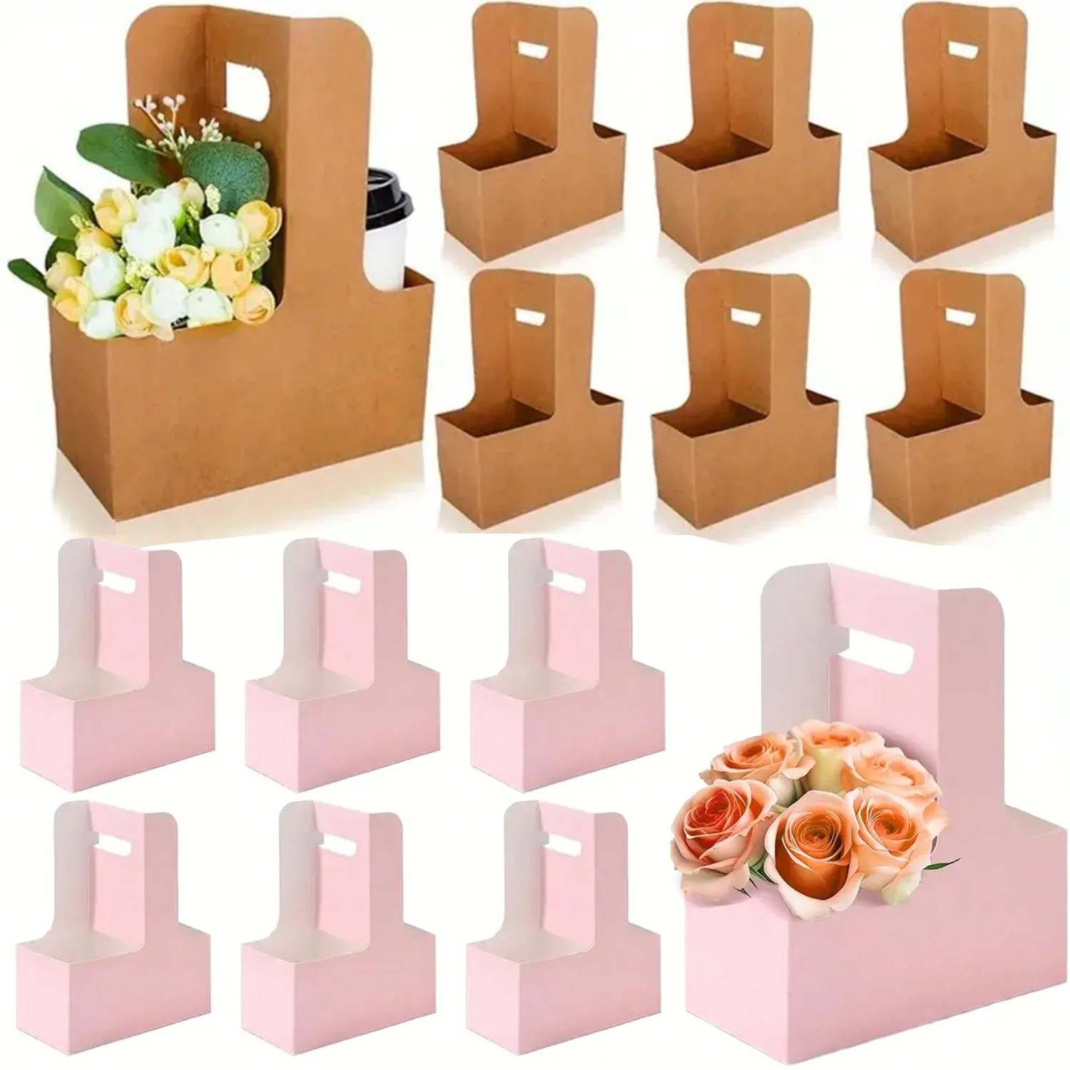 Wedding Hampers - Tas Kado Buket Bunga Kertas Kraft