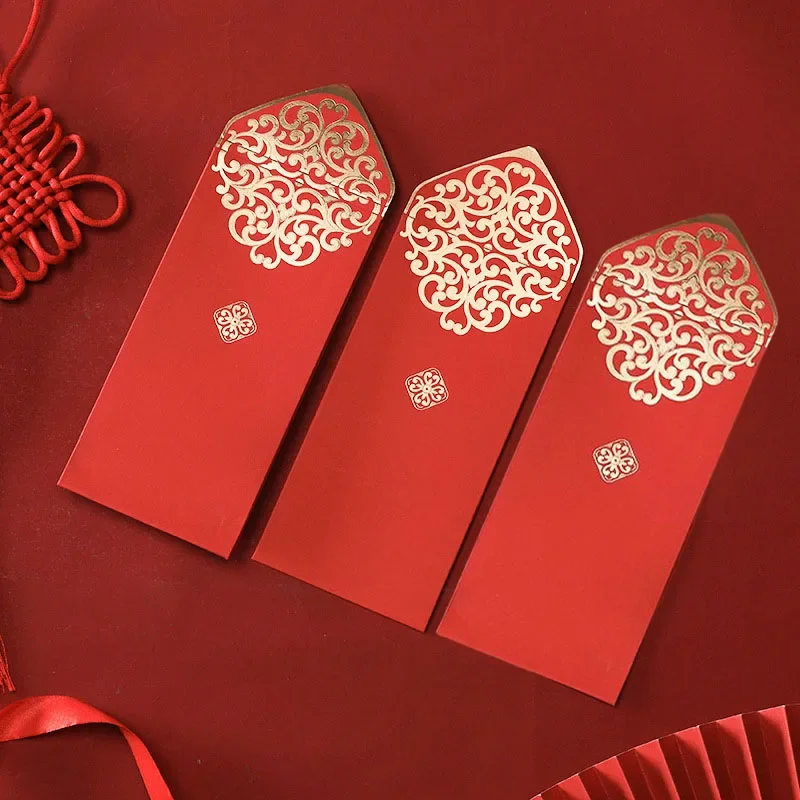 Wedding Envelopes - 10 Buah Amplop Merah Cina Pencetakan