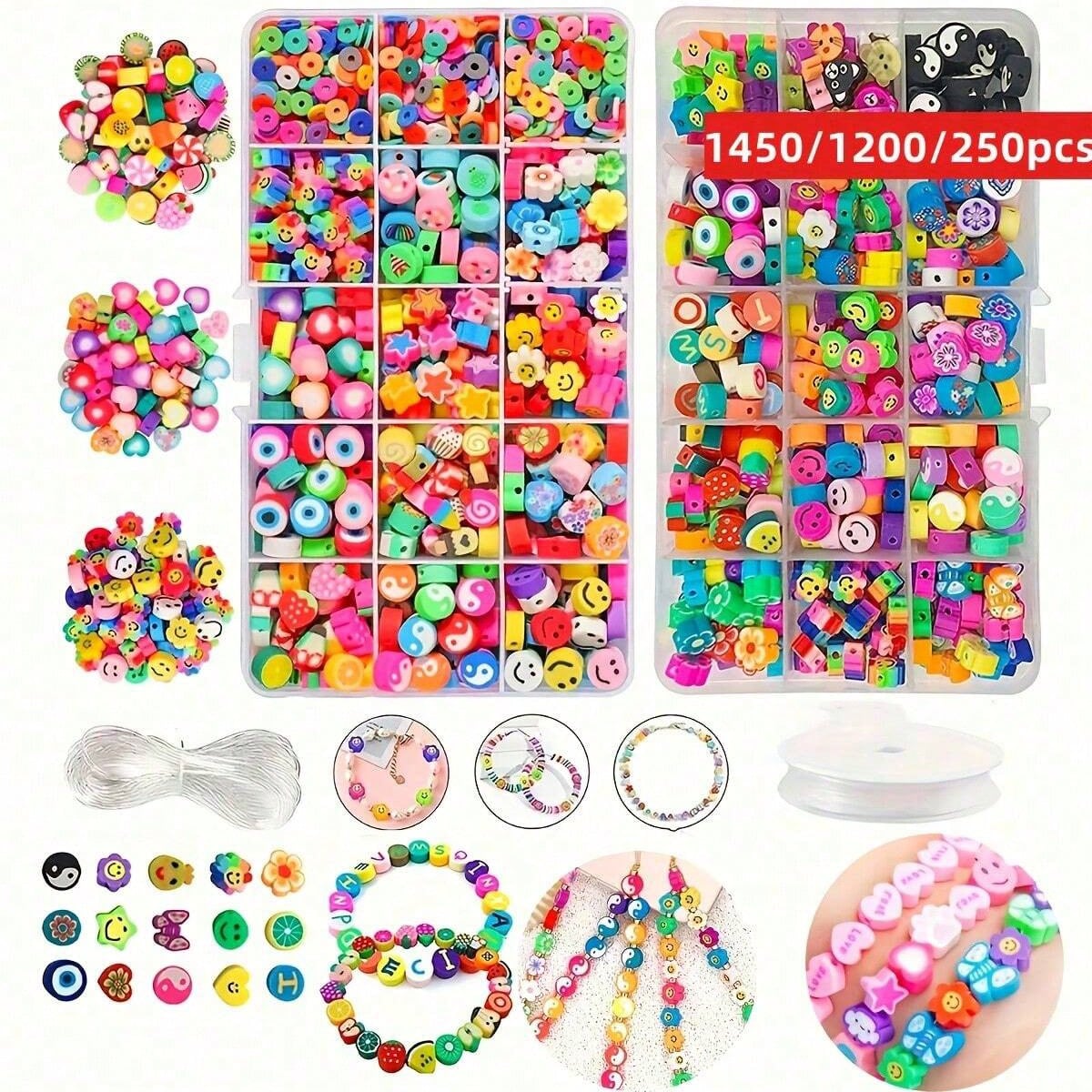 Wedding Packaging - 1450/1200/250pcs Set Manik-manik Tanah Liat Polimer,