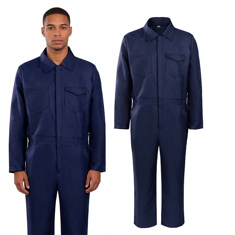 Wedding Job - Jumpsuit Kerja Biru Dongker Pria Wanita