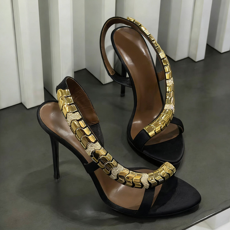 Sandal Gladiator Wanita Satin  - Wedding Fx ulasan dan harga