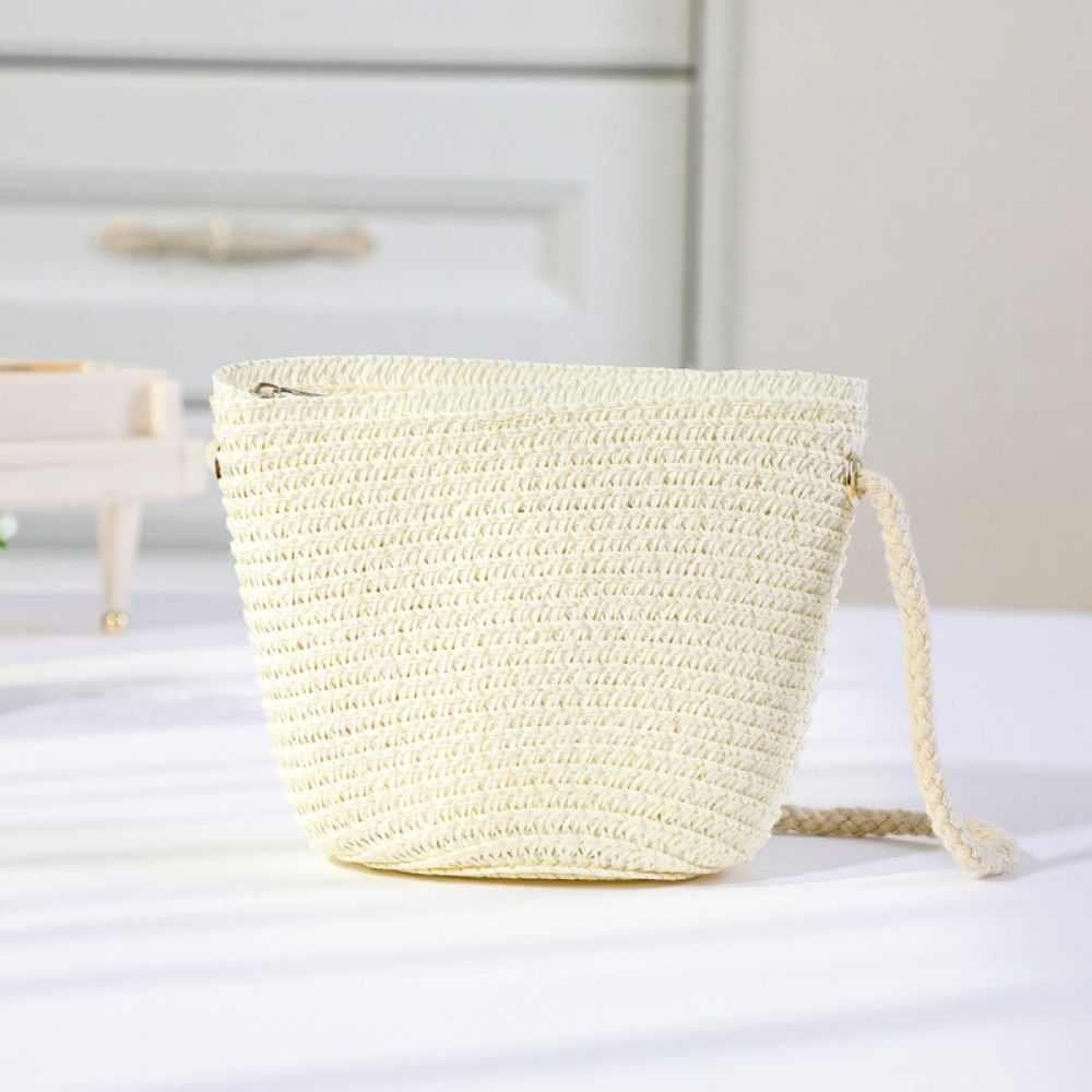 Tas Jerami Anyaman Tangan Lucu - Flower Girl Basket ulasan dan harga