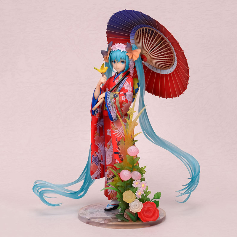 Figur Kimono Bunga Hatsune Mik - Good Floral & Wedding Decor Supply ulasan dan harga