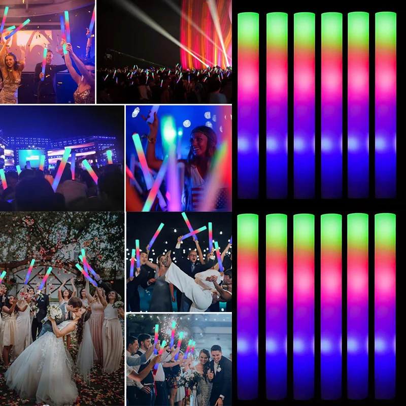 15/30 Buah Tongkat Cahaya LED  - Wedding Supply Bulk ulasan dan harga