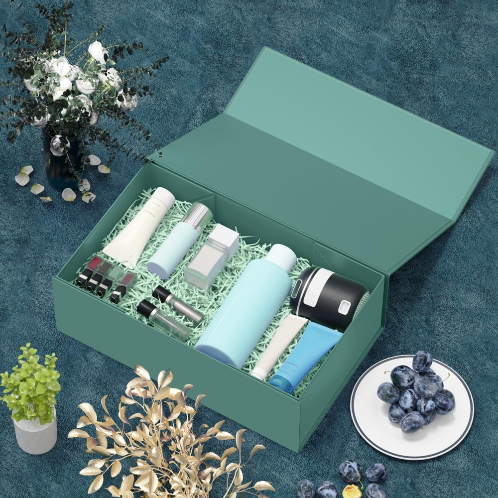 Kotak Hadiah Hijau dengan Penu - Wedding Packaging ulasan dan harga