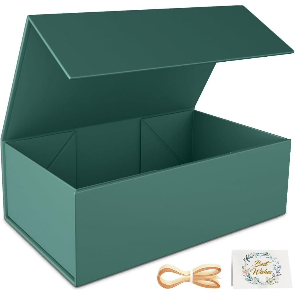 Kotak Hadiah Hijau dengan Penu - Wedding Packaging ulasan dan harga