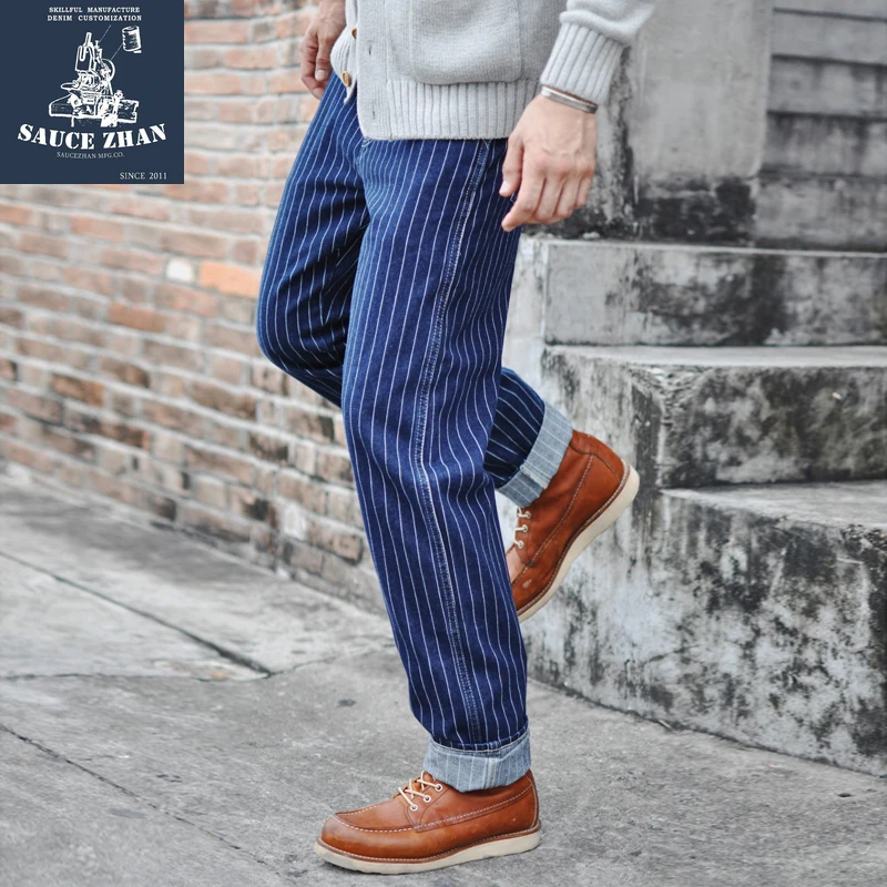 Saucezhan Jeans Bergaris Pria  - Wedding Job ulasan dan harga