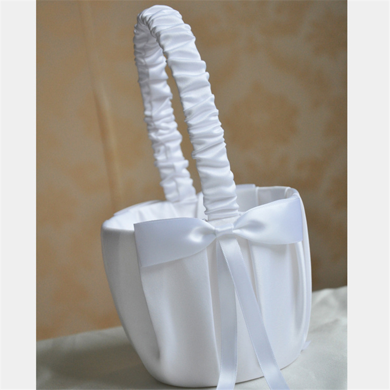 Keranjang Bunga Putih Mutiara  - Wedding Hampers ulasan dan harga