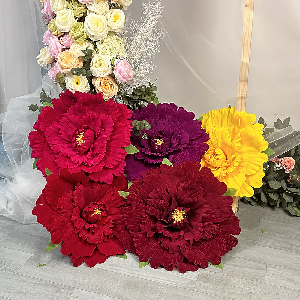 Ornamen Peony Beludru Warna So - Wedding Hampers ulasan dan harga