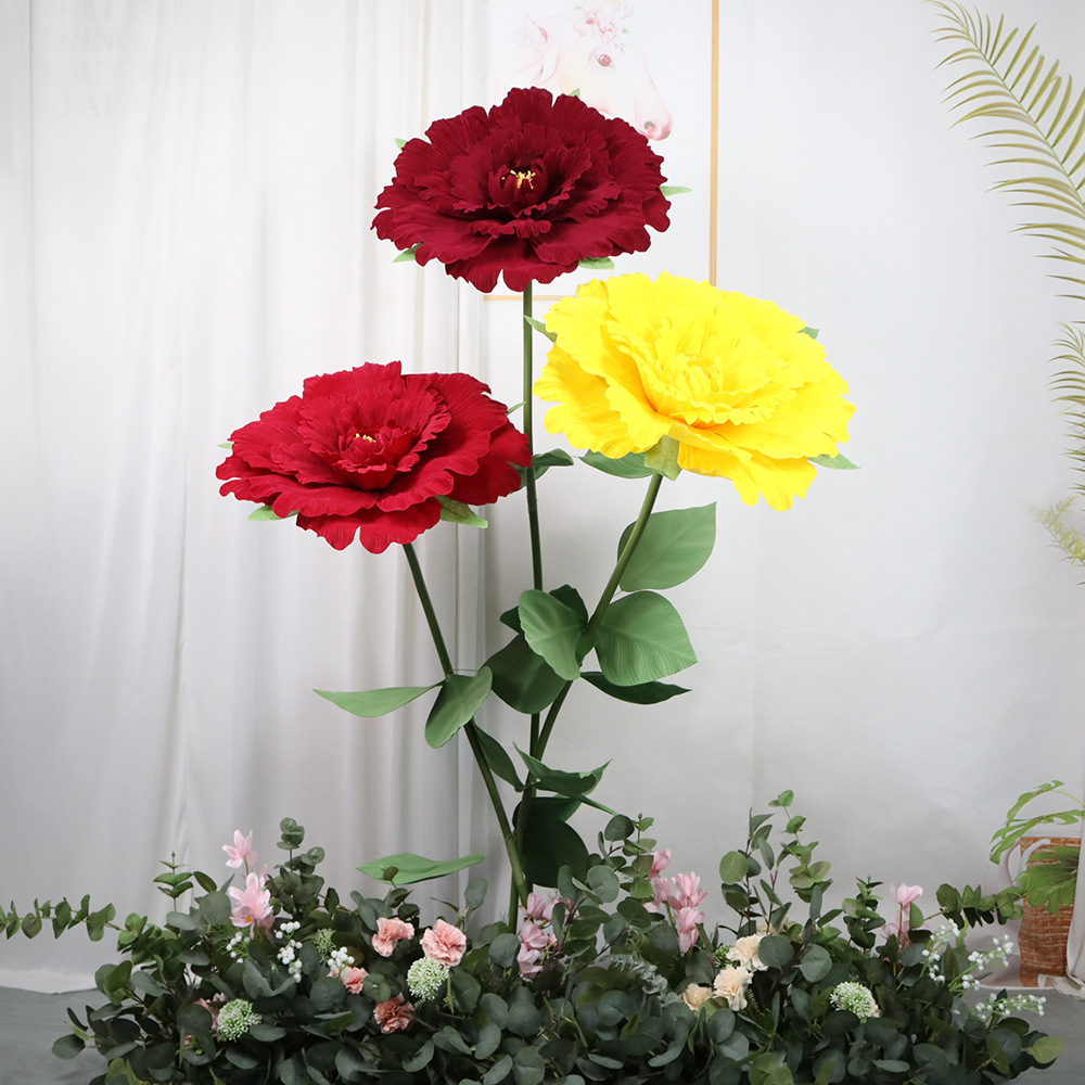 Ornamen Peony Beludru Warna So - Wedding Hampers ulasan dan harga