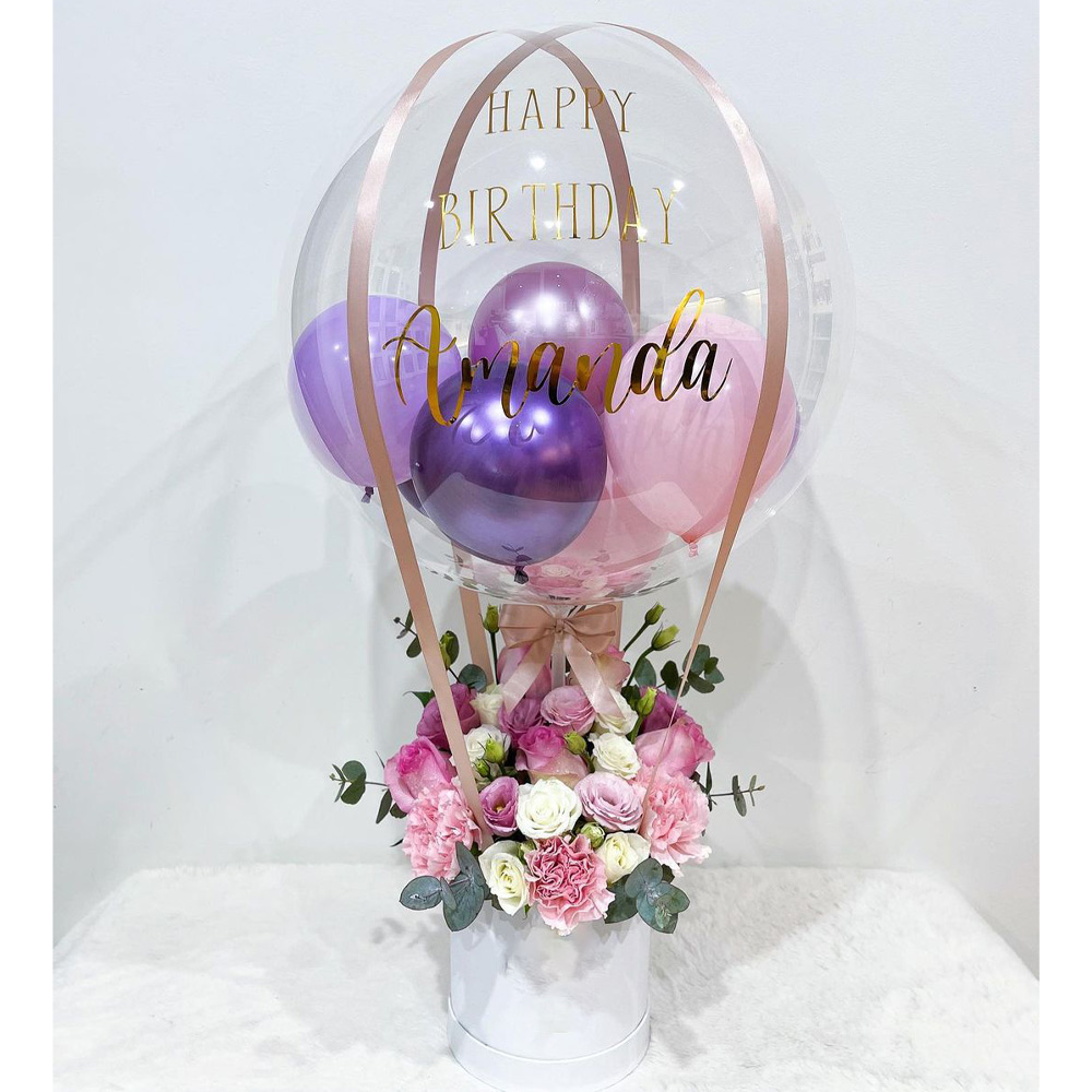Hadiah Menghambat Balon Kotak  - Wedding Hampers ulasan dan harga