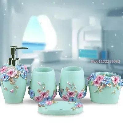 Aksesori Kamar Mandi Set Lima  - Wedding Bathroom Supply Kit ulasan dan harga