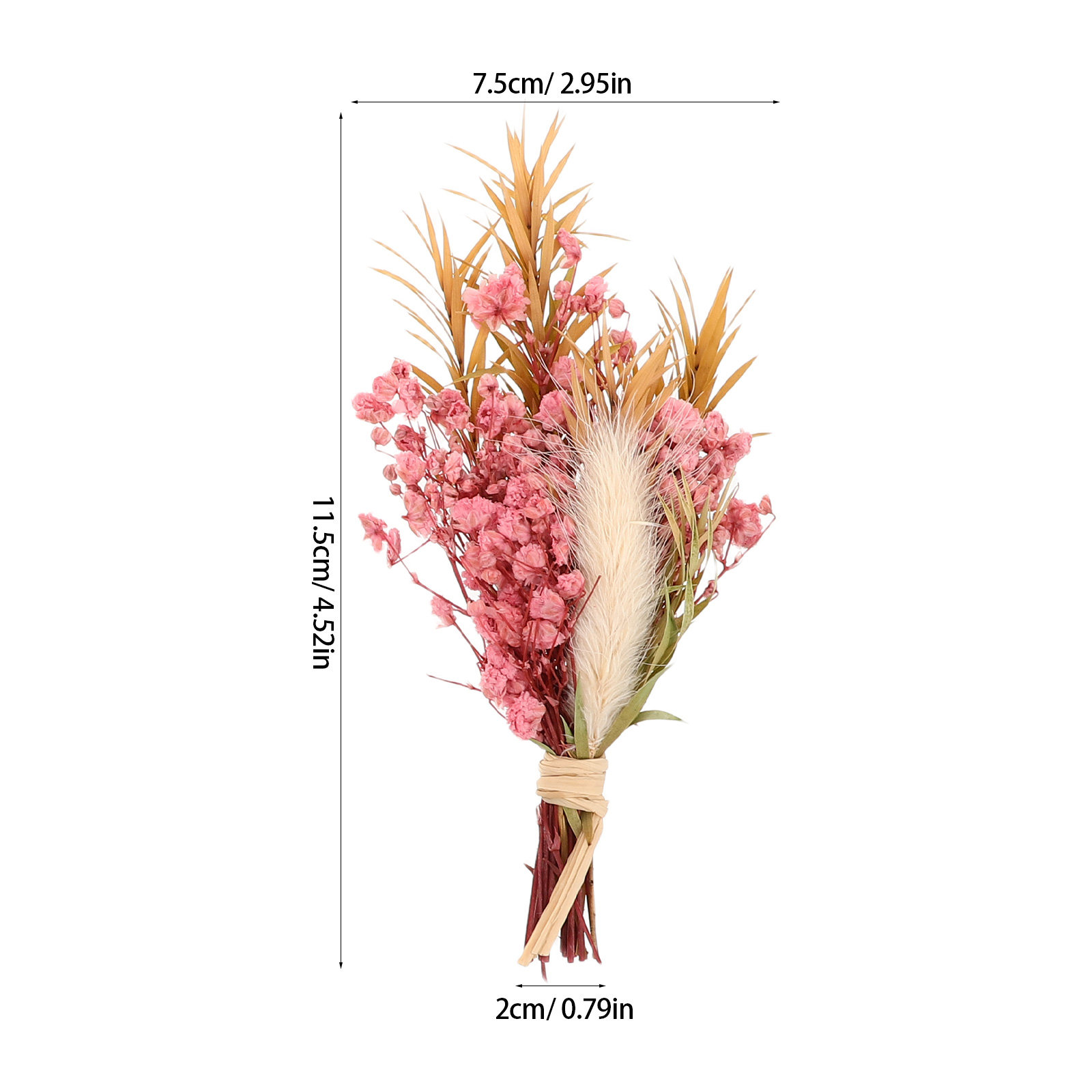 3 Buah Buket Bunga Kering Mini - Flower Girl Basket ulasan dan harga