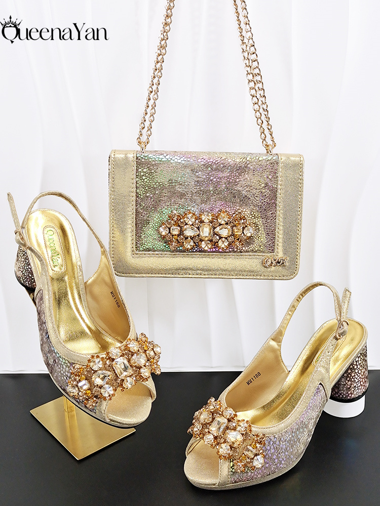 Set Sepatu & Tas Pesta Queean  - Wedding Packaging ulasan dan harga