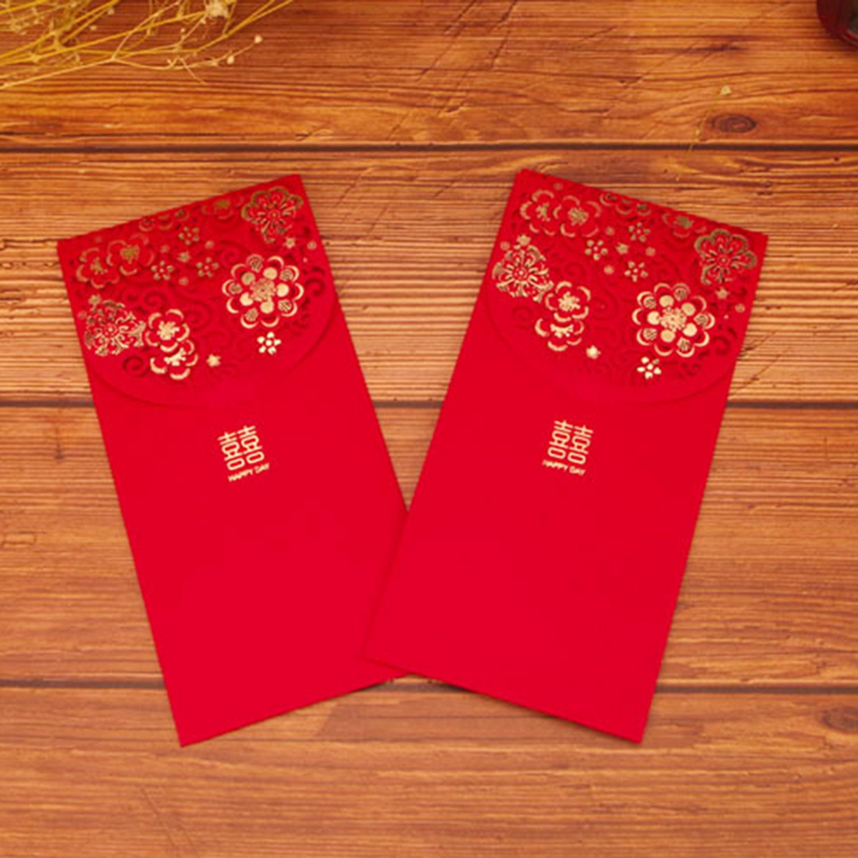 20 Buah Amplop Merah Cina Ampl - Wedding Envelopes ulasan dan harga