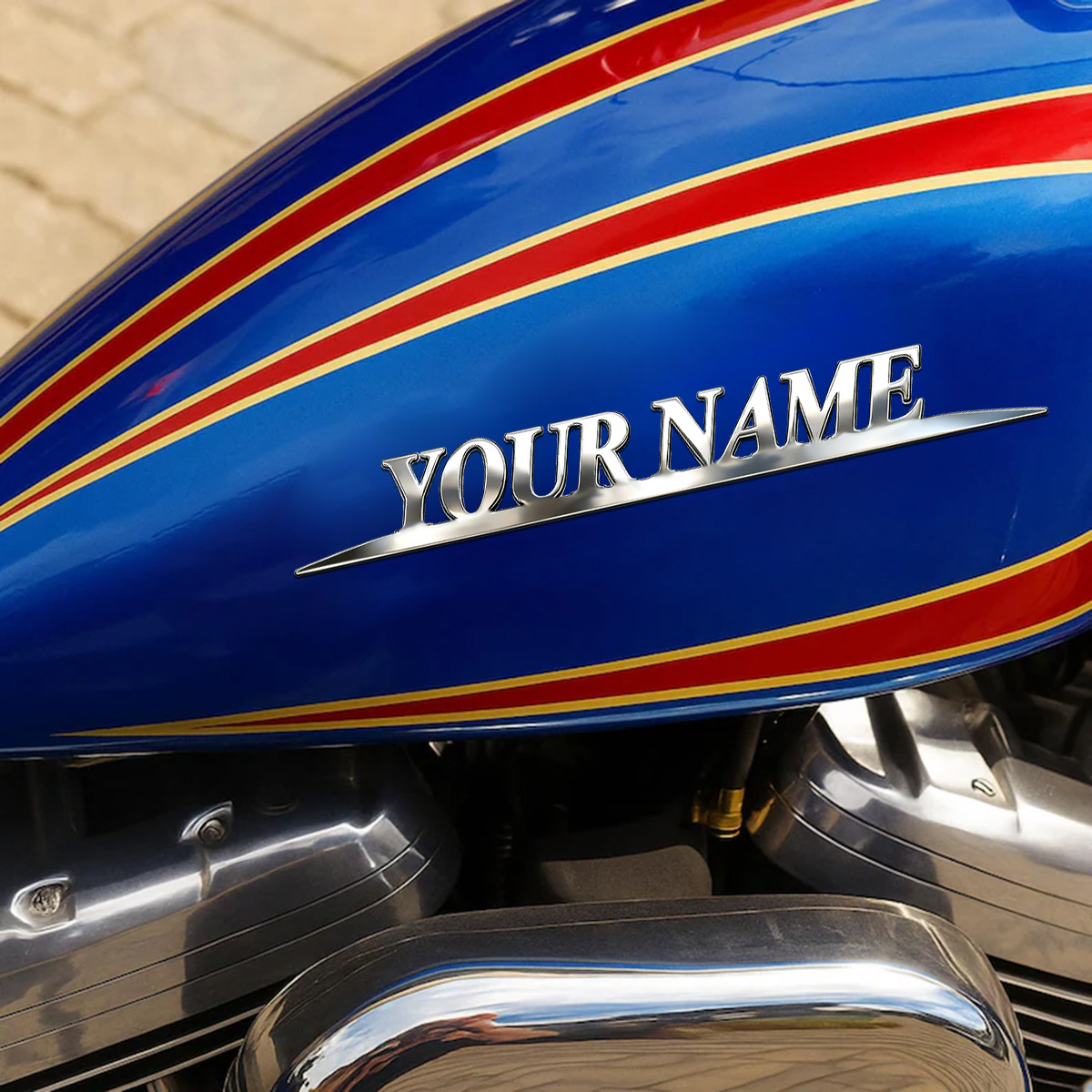 Stiker Nama Trendy Logam Kusto - Wedding Shop ulasan dan harga