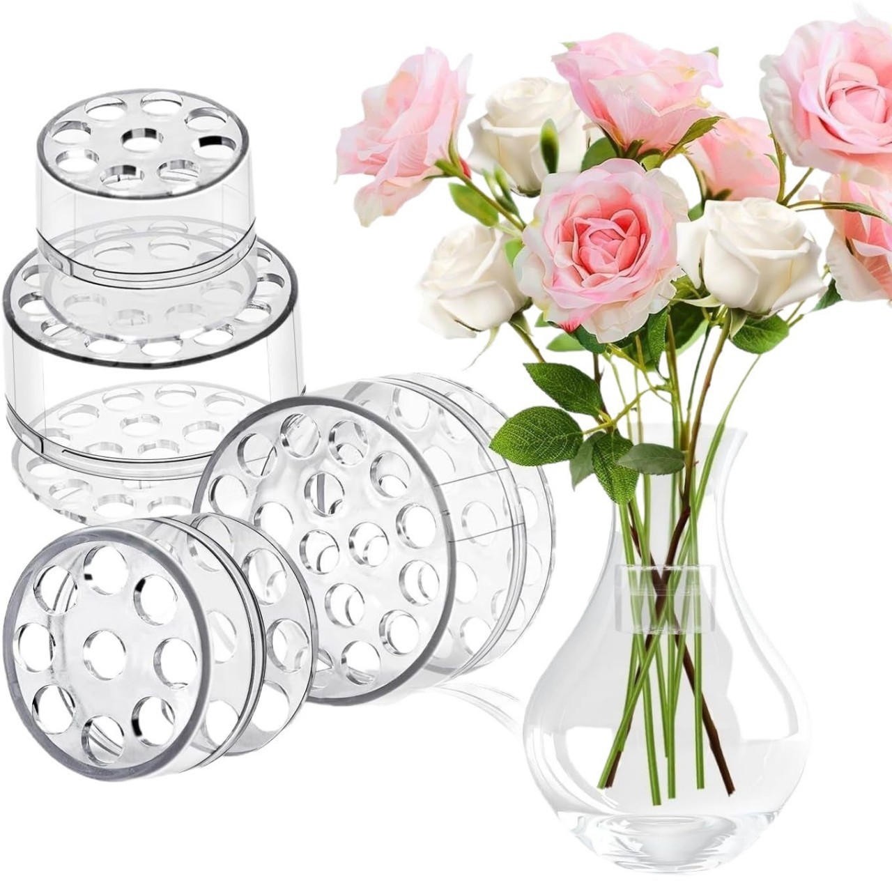 Penyangga Batang Bunga Spiral  - Flower Girl Basket ulasan dan harga