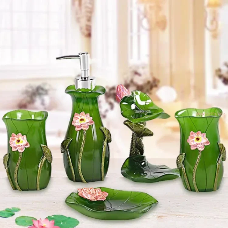 5pcs/set Perlengkapan Kamar Ma - Wedding Bathroom Supply Kit ulasan dan harga