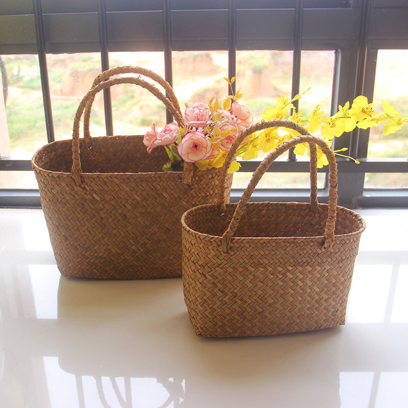 Seageed Keranjang Anyaman Kera - Flower Girl Basket ulasan dan harga