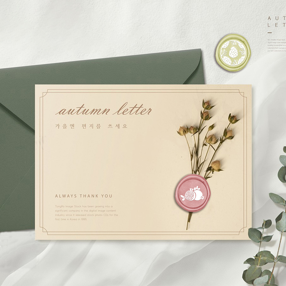 Stempel segel lilin pola bunga - Wedding Envelopes ulasan dan harga
