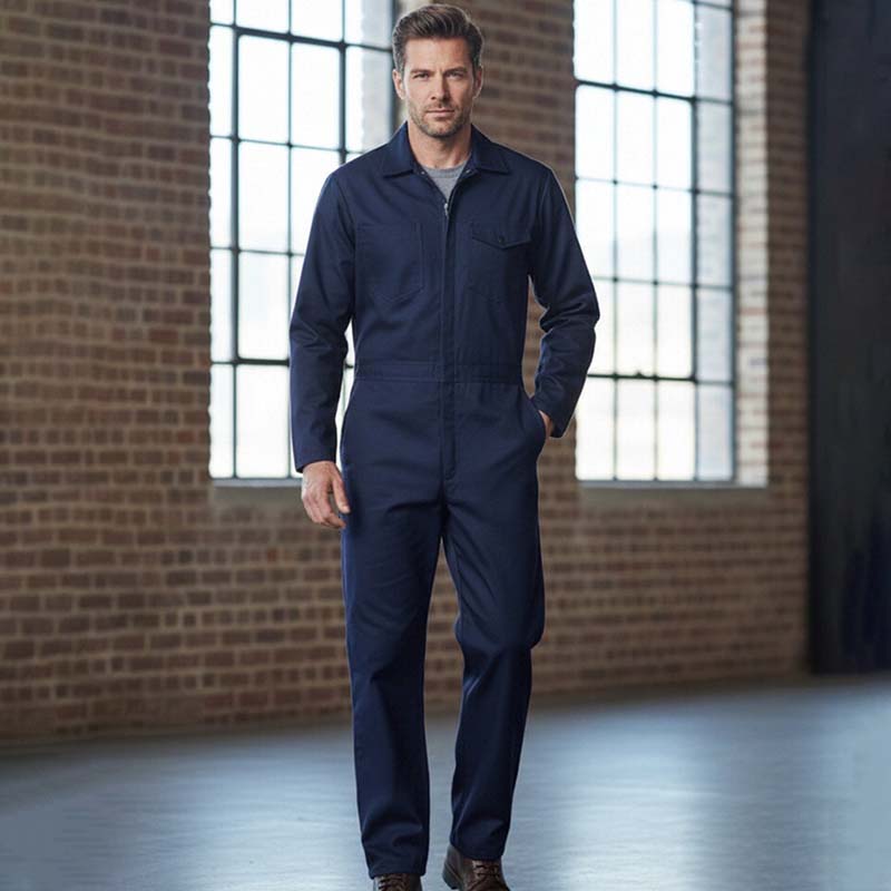 Jumpsuit Kerja Biru Dongker Pr - Wedding Job ulasan dan harga