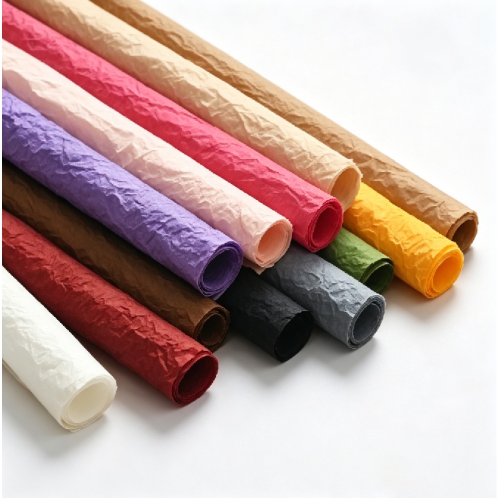 Kertas Kado Bunga Kerut Xuenai - Good Floral & Wedding Decor Supply ulasan dan harga