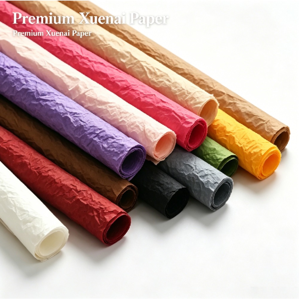 Kertas Kado Bunga Kerut Xuenai - Good Floral & Wedding Decor Supply ulasan dan harga