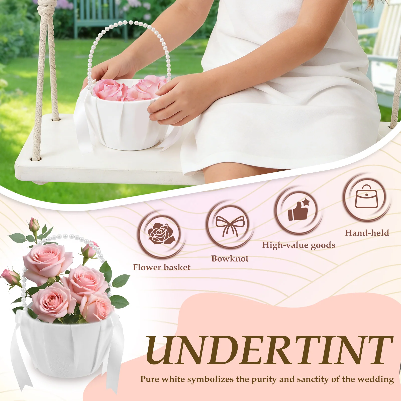 2 Buah Keranjang Bunga Pernika - Wedding Hampers ulasan dan harga