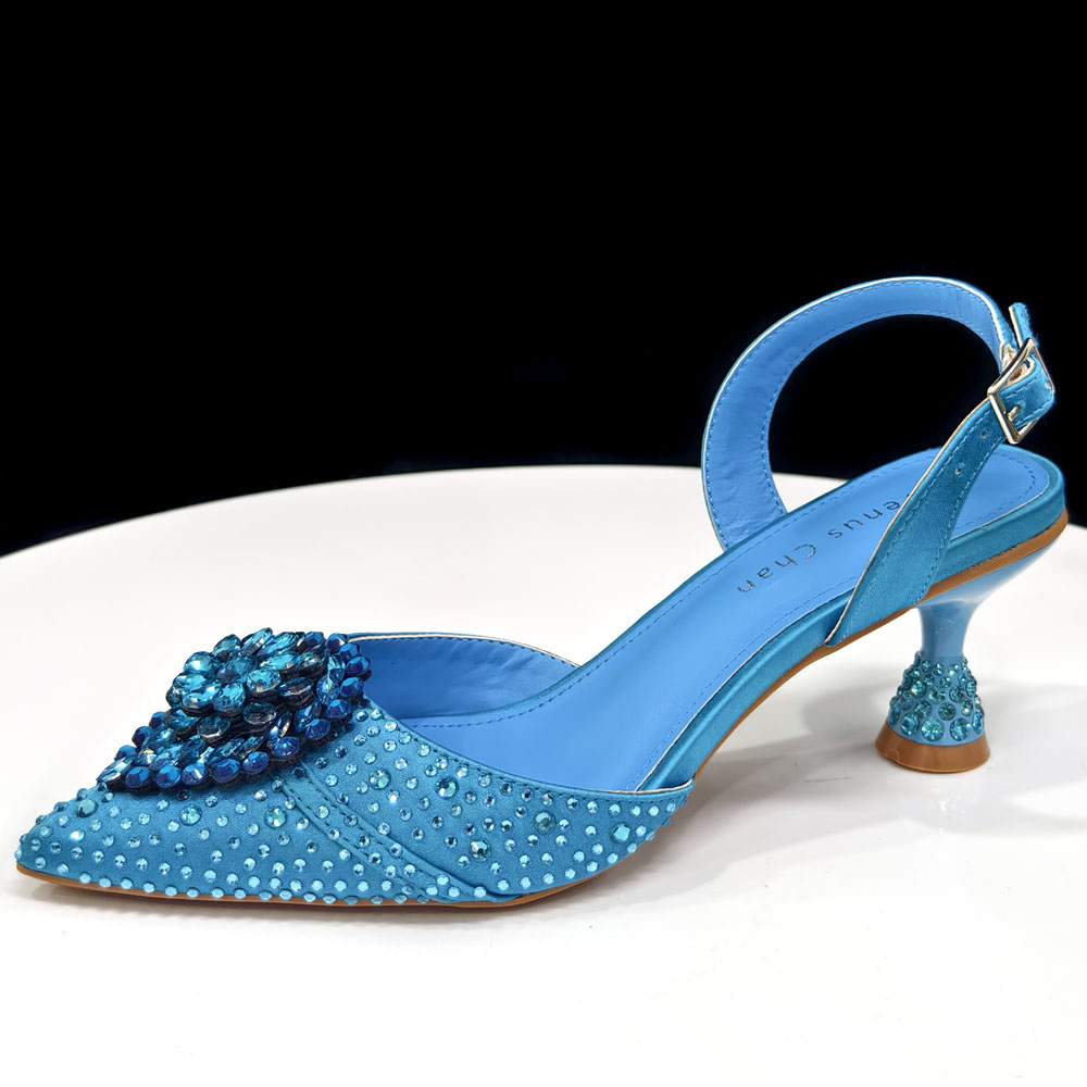 Sepatu Hak Tinggi Kristal Rhin - Wedding Packaging ulasan dan harga