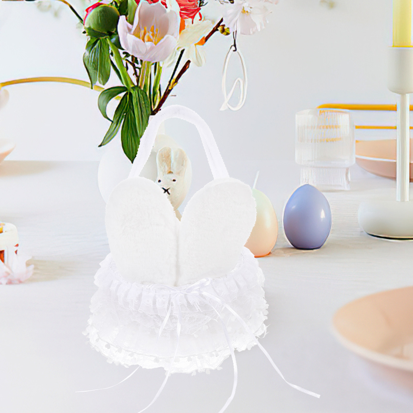 Keranjang Bunga Bentuk Telinga - Flower Girl Basket ulasan dan harga