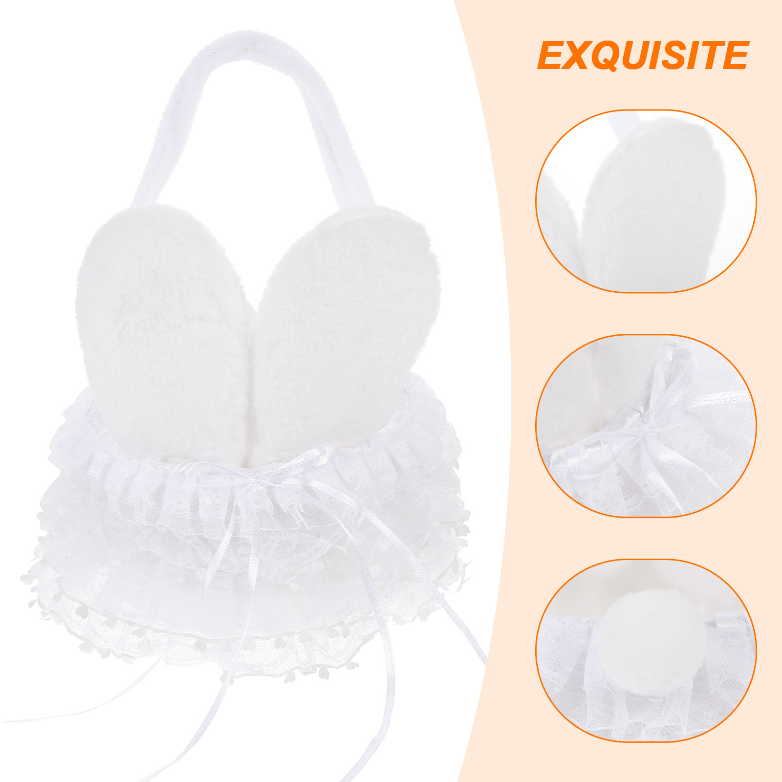 Keranjang Bunga Bentuk Telinga - Flower Girl Basket ulasan dan harga