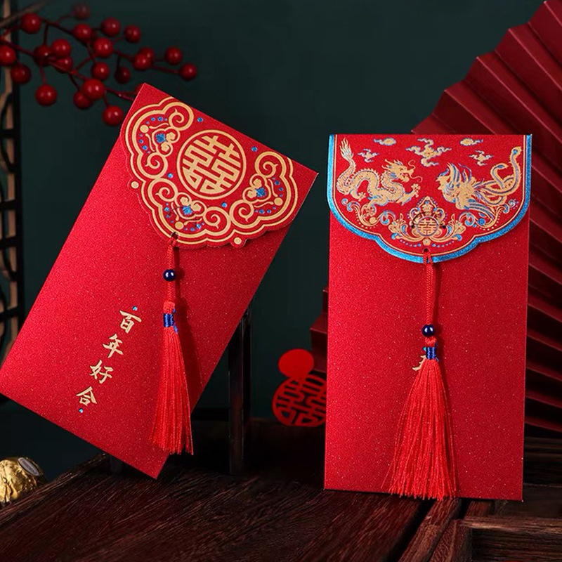 10 buah amplop merah pernikaha - Wedding Envelopes ulasan dan harga