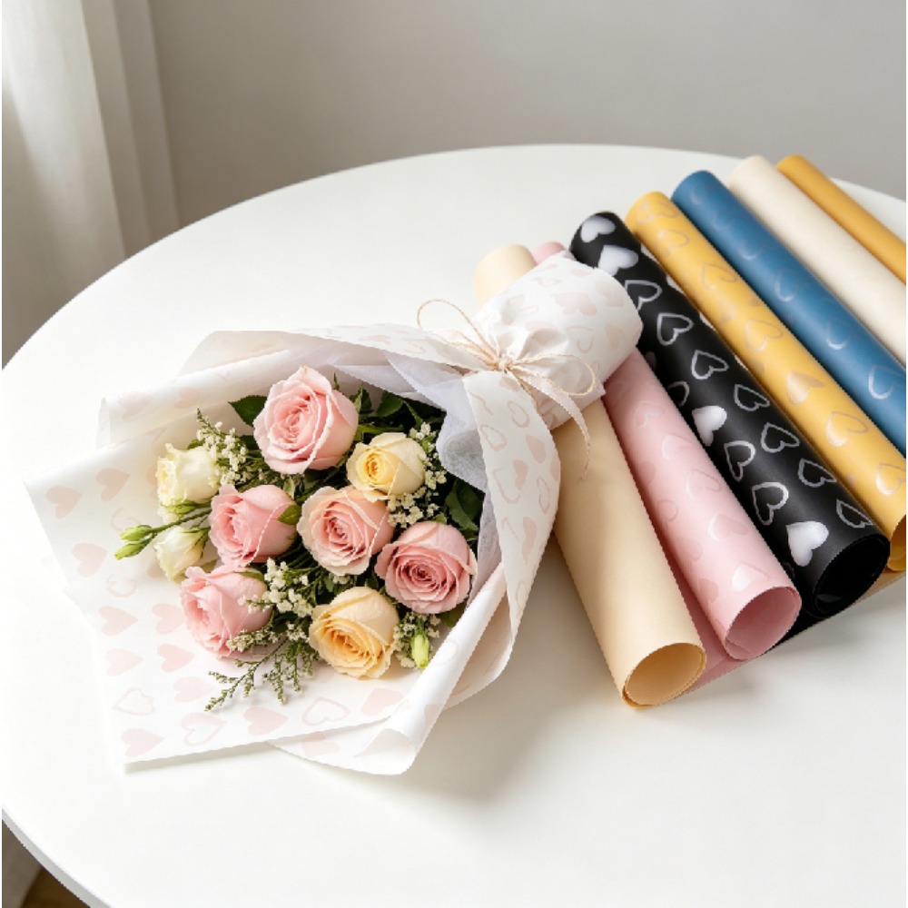 Kertas Pembungkus Bunga Silver - Good Floral & Wedding Decor Supply ulasan dan harga